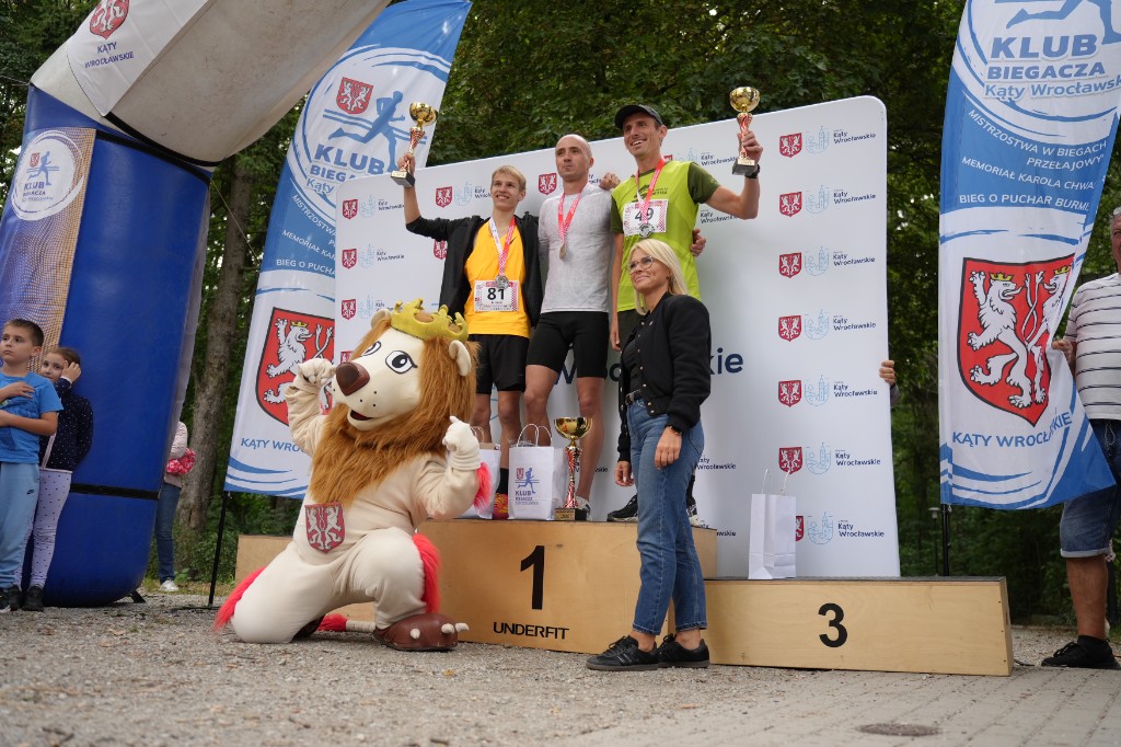 Podium w kategoriach męskich