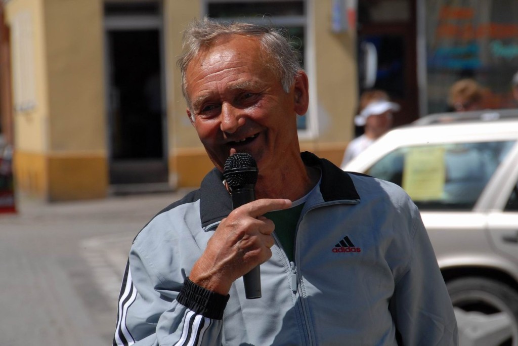 Karol Chwastyk podczas wydarzenia biegowego
